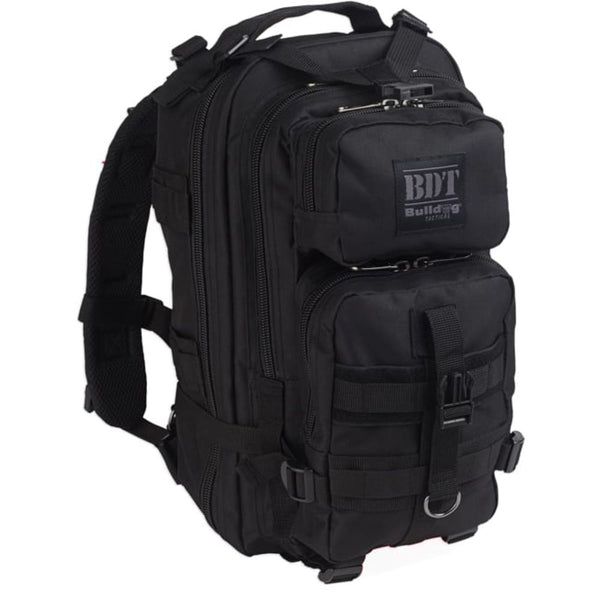 Tactical - Back Pack (compact) - Black, 18”h X 10”w X 10”d
