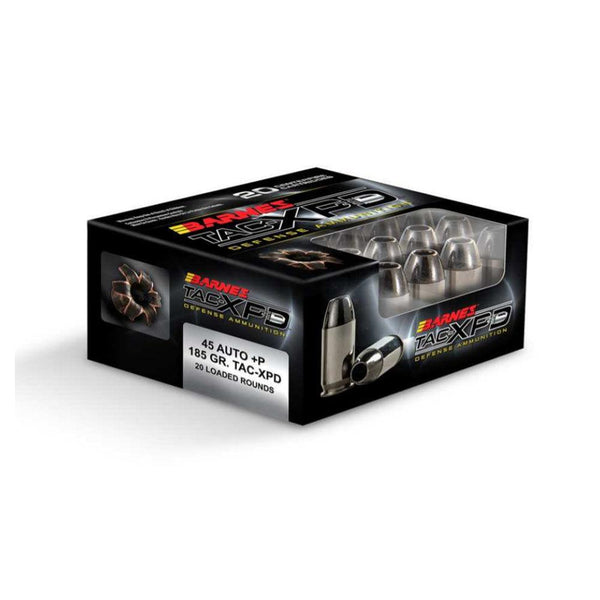 Personal And Home Defense Ammunition - 45 Auto +p - 185gr - 20-bx