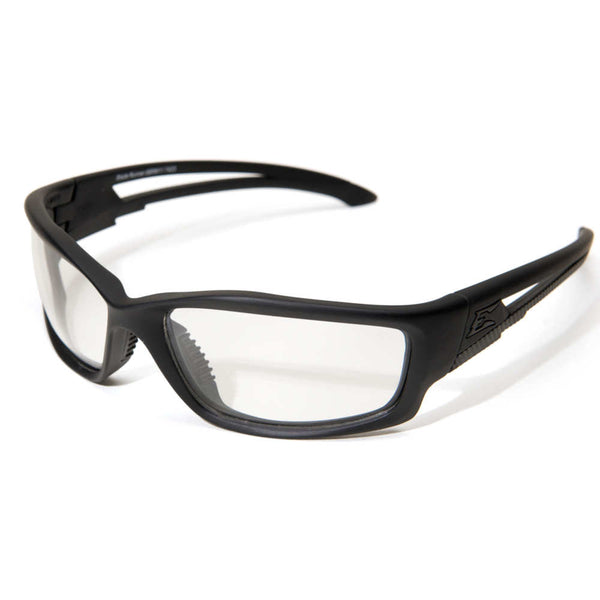 Edge Blade Runner Tactical Safety Glasses With Black Frame And Clear Lens