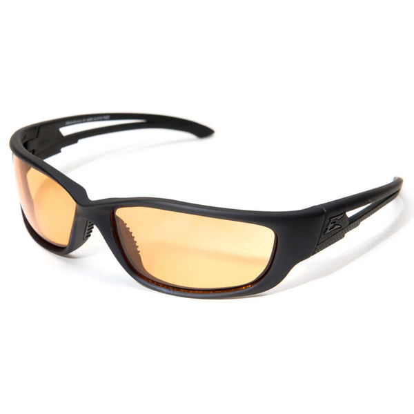 Edge Blade Runner Tactical Safety Glasses With Black Frame And Tiger's Eye Lens - Xl