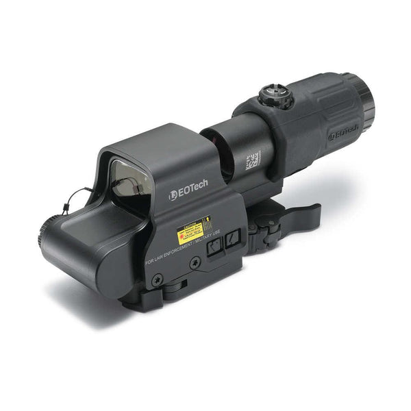 Hhs Ii Hybrid Sight - Black, 68 Moa Red Ring With 2 1 Moa Dots, 3x Magnifier
