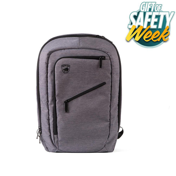 Smart Bulletproof Backpack Proshield - Gray, W- Charging Bank