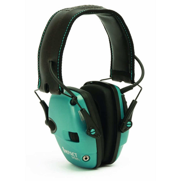 Impact Sport Electronic Earmuff Teal – Nrr 22 Db