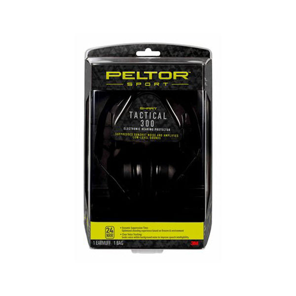 Peltor Sport Tactical 300 Electronic Hearing Protector, 1-pack