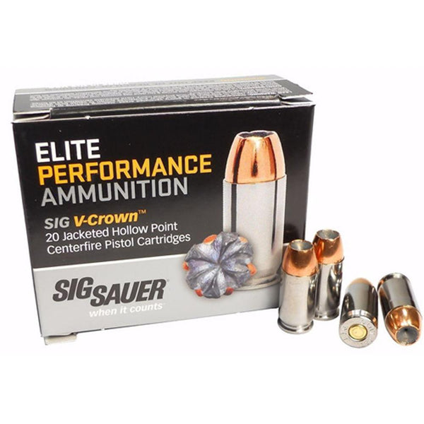 Elite Performance Ammunition - 9mm Luger, 124 Gr, Jhp, 1165 Fps, 20-bx