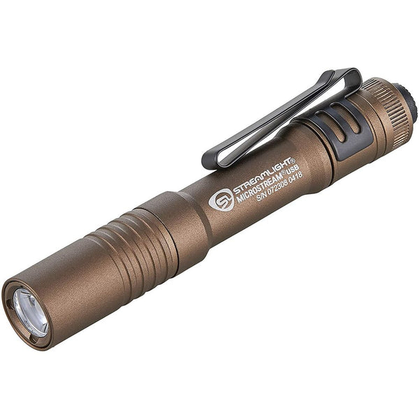 Microstream Usb Pocket Light - Coyote, 250 Lumens, Aluminum