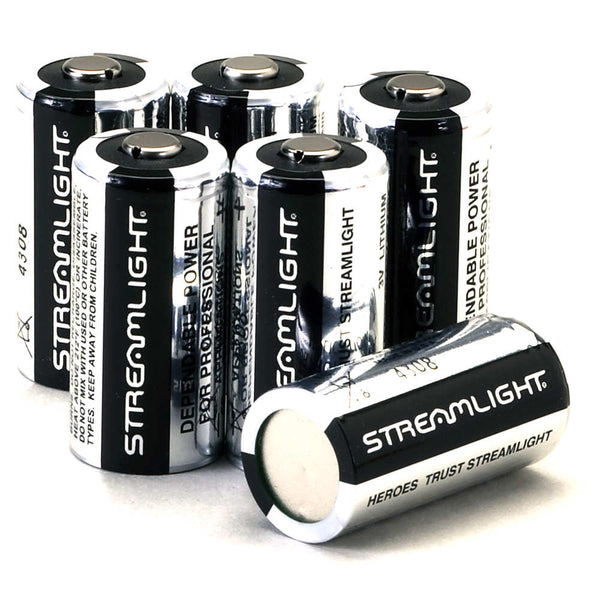 Lithium Cr 123 Batteries - (6 Pack)