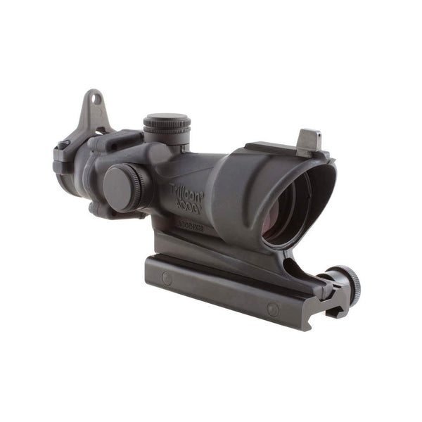 Acog 4x32 Optic With Amber Center Illumination For M4a1 Includes Flat Top Adapter, Backup Iron Sights And Dust Cover  Optic