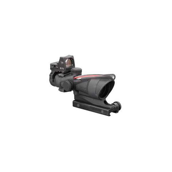 Trijicon Acog 4x32 Optic, Dual Illuminated Red Chevron .223 Ballistic Reticle, 3.25 Moa Rmr Type 2 Sight, And Ta51 Mount