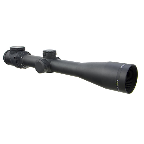 Accupoint 2.5-12.5x42 Optic W- Bac, Red Triangle Post Reticle, 30mm Tube