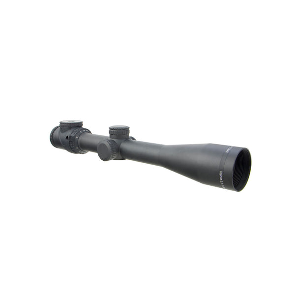 Accupoint Optic - Matte Black, 2.5-12.5x42, Amber Triangle Post Reticle