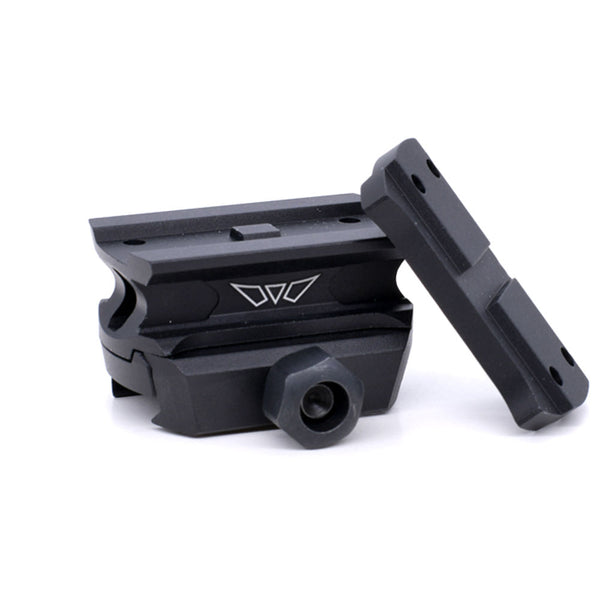 Red Dot Riser - Black, T1 Interface